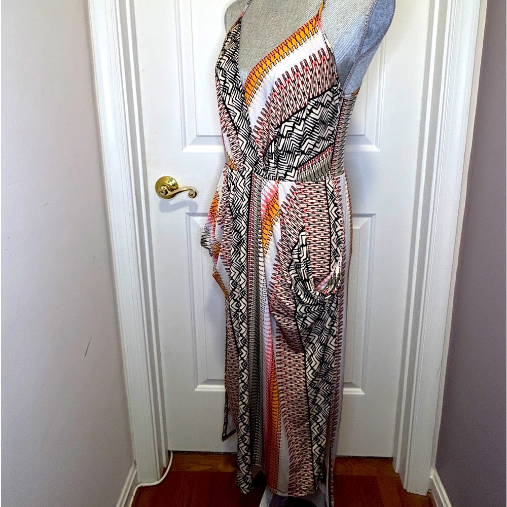 BCBGeneration Multi color Maxi Dress size Medium. Boho